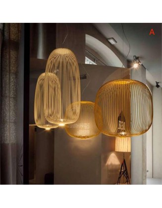 Creative Bird Cage Restaurant Pendant Light