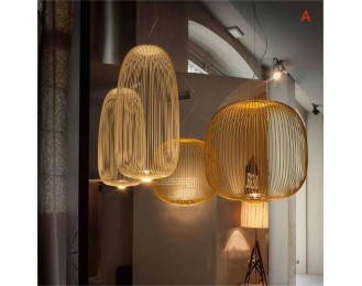 Creative Bird Cage Restaurant Pendant Light