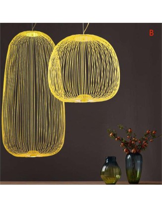 Creative Bird Cage Restaurant Pendant Light