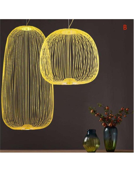 Creative Bird Cage Restaurant Pendant Light