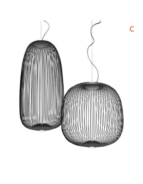 Creative Bird Cage Restaurant Pendant Light