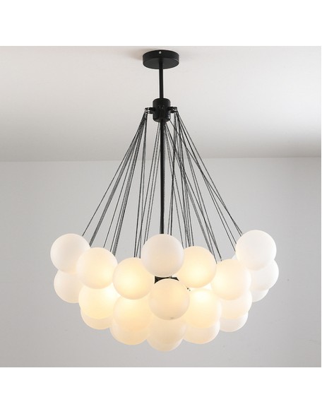 Light luxury glass ball chandelier