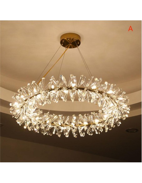 Creative Light Luxury Firefly Crystal Lamp for Living Room Pendant