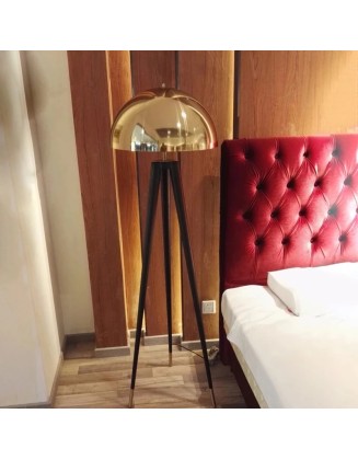 Light luxury mushroom head floor lamp