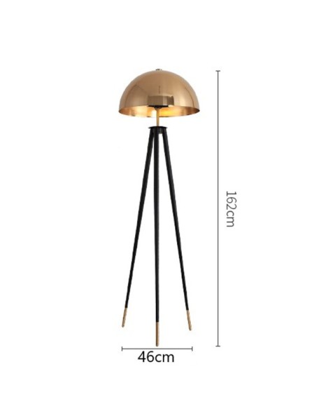 Light luxury mushroom head floor lamp