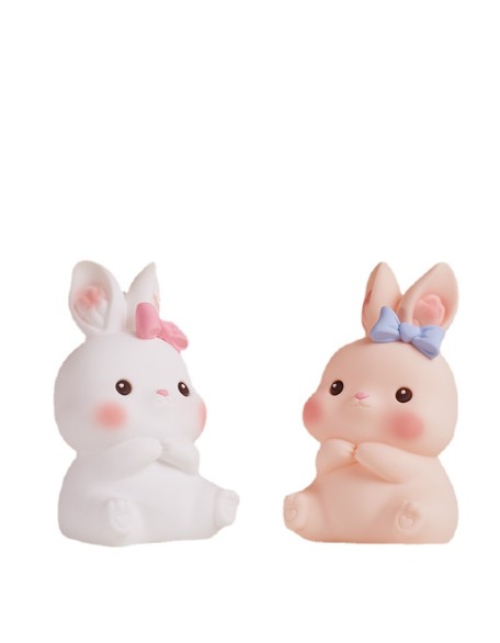 Cute Rabbit Bedhead Silicone Night Light